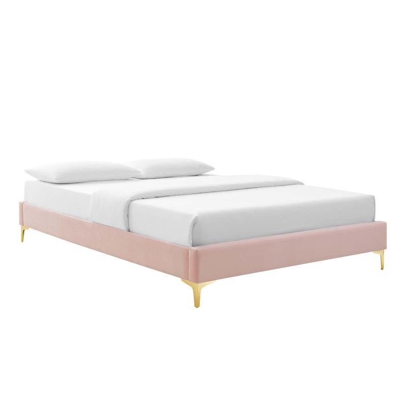 Sutton Twin Performance Velvet Bed Frame