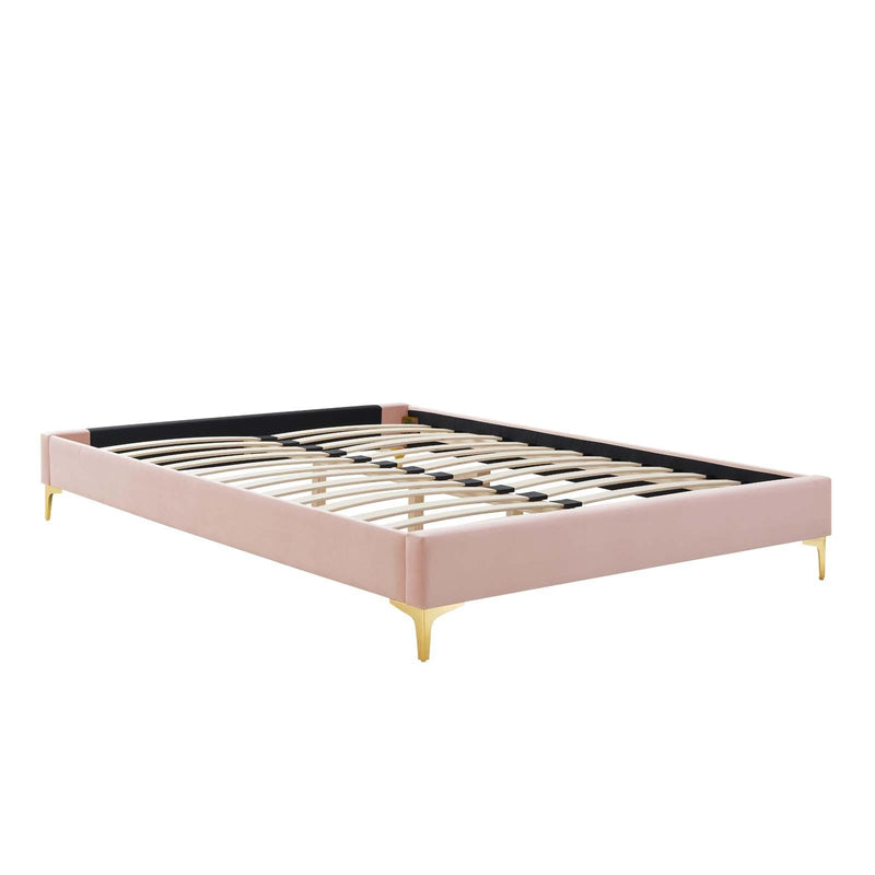 Sutton King Performance Velvet Bed Frame