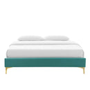 Sutton Full Performance Velvet Bed Frame