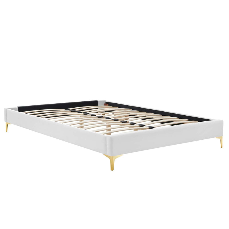 Sutton King Performance Velvet Bed Frame