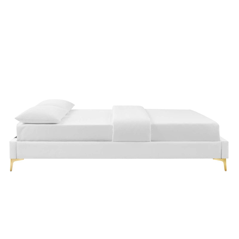 Sutton Twin Performance Velvet Bed Frame