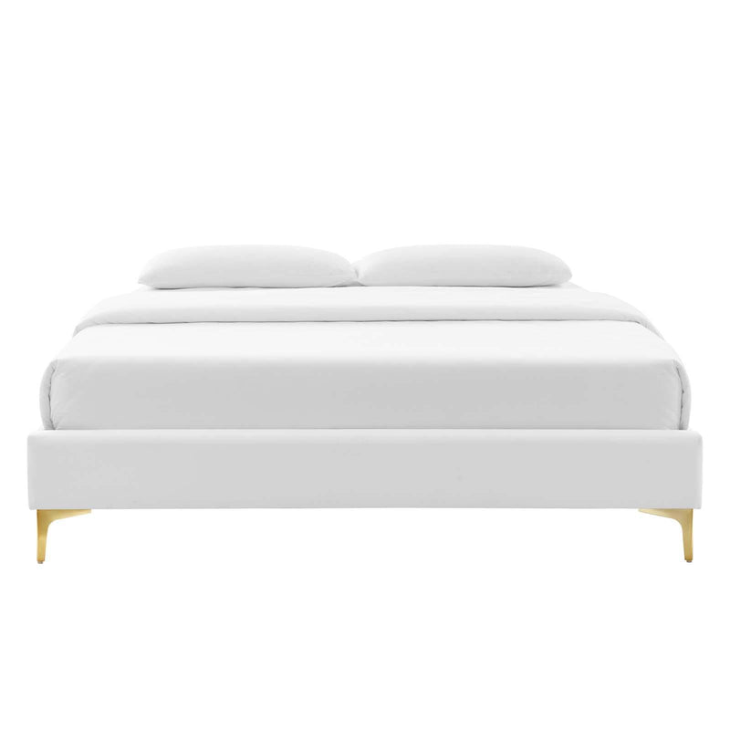 Sutton Twin Performance Velvet Bed Frame