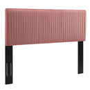 Eloise Channel Tufted Performance Velvet King/California King Headboard