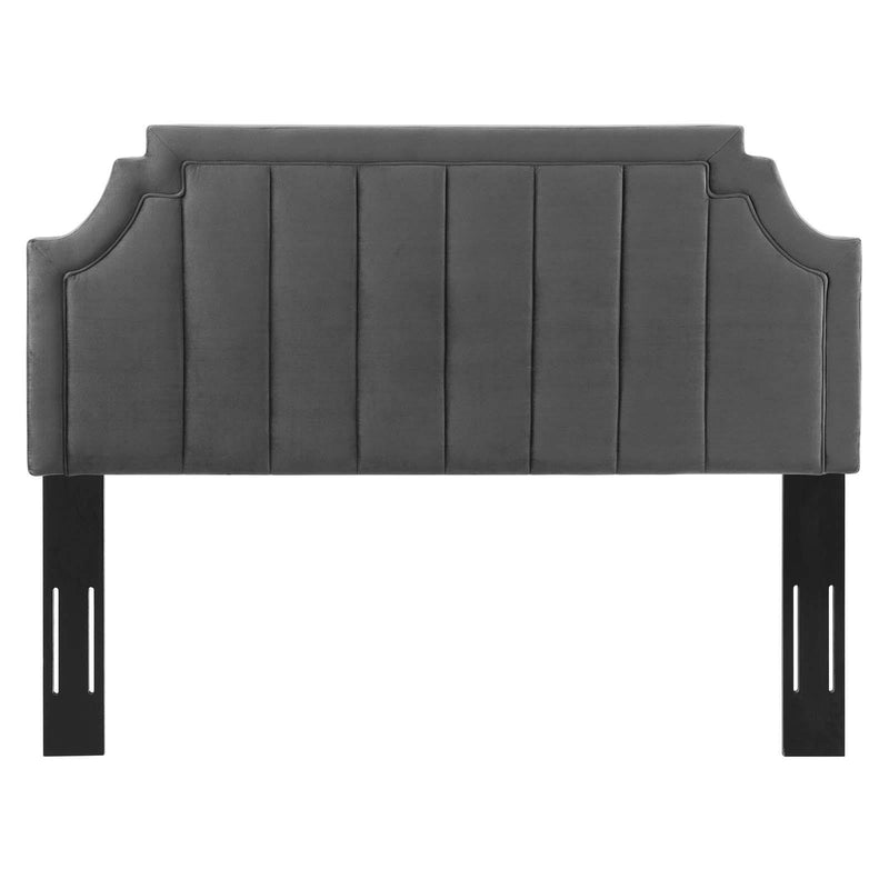 Alyona Channel Tufted Performance Velvet King/California Headboard