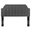 Alyona Channel Tufted Performance Velvet Twin Headboard