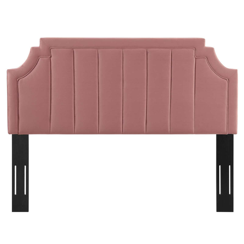 Alyona Channel Tufted Performance Velvet King/California Headboard