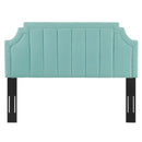 Alyona Channel Tufted Performance Velvet Twin Headboard