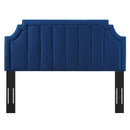 Alyona Channel Tufted Performance Velvet Full/Queen Headboard