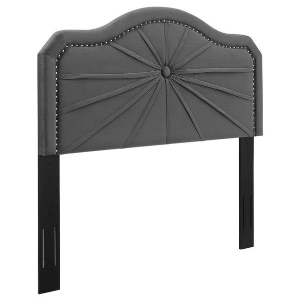 Kristin Pleated Performance Velvet King/California King Headboard image