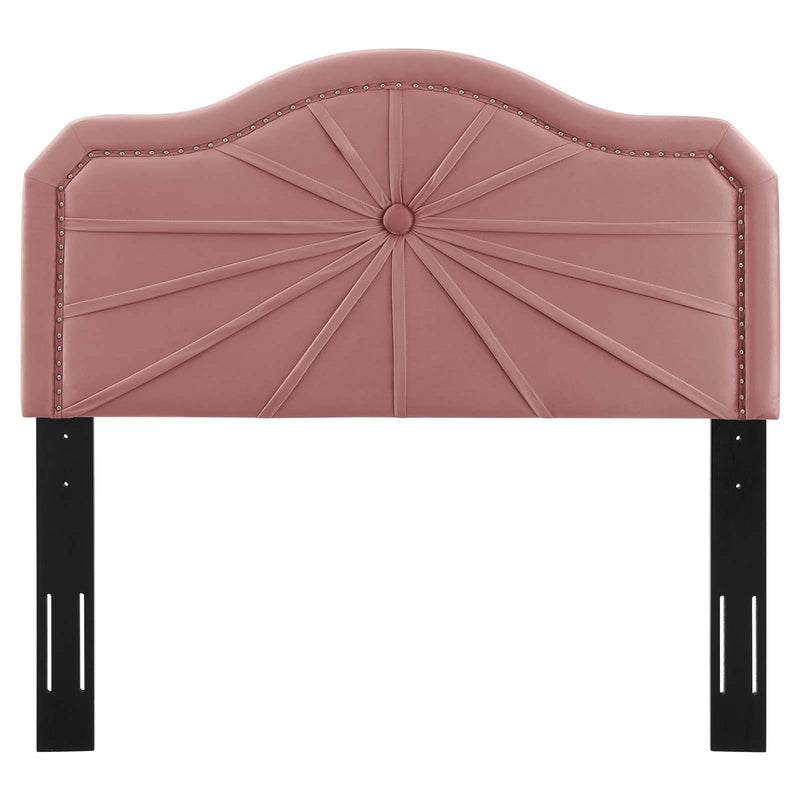 Kristin Pleated Performance Velvet King/California King Headboard