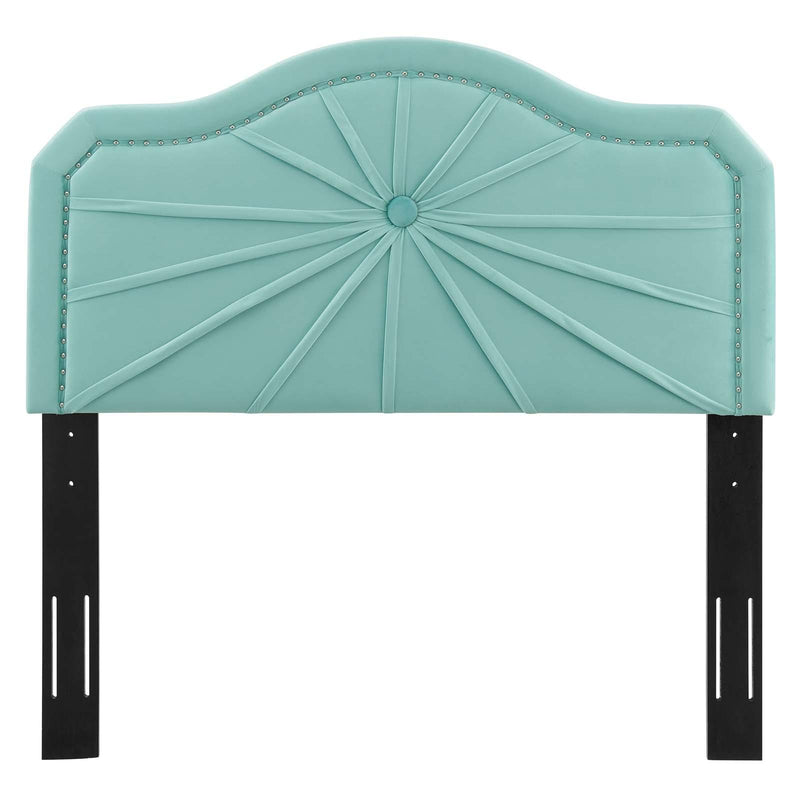 Kristin Pleated Performance Velvet King/California King Headboard