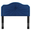Kristin Pleated Performance Velvet Twin Headboard