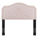 Kristin Pleated Performance Velvet Twin Headboard
