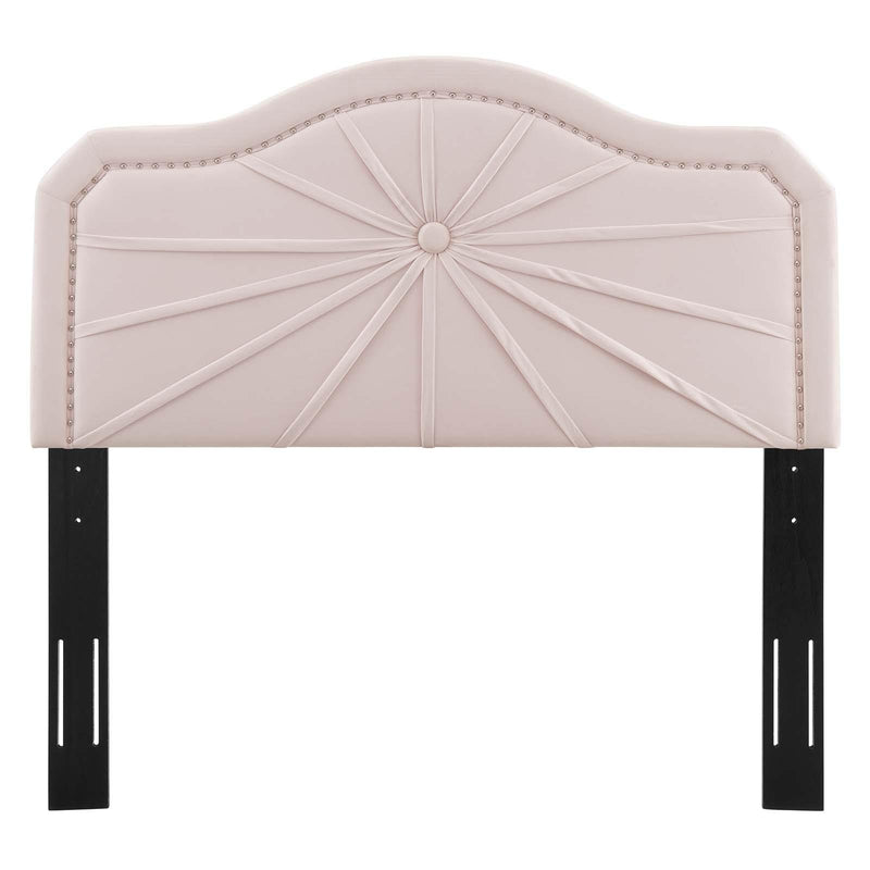 Kristin Pleated Performance Velvet King/California King Headboard