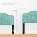 Kristin Pleated Performance Velvet King/California King Headboard