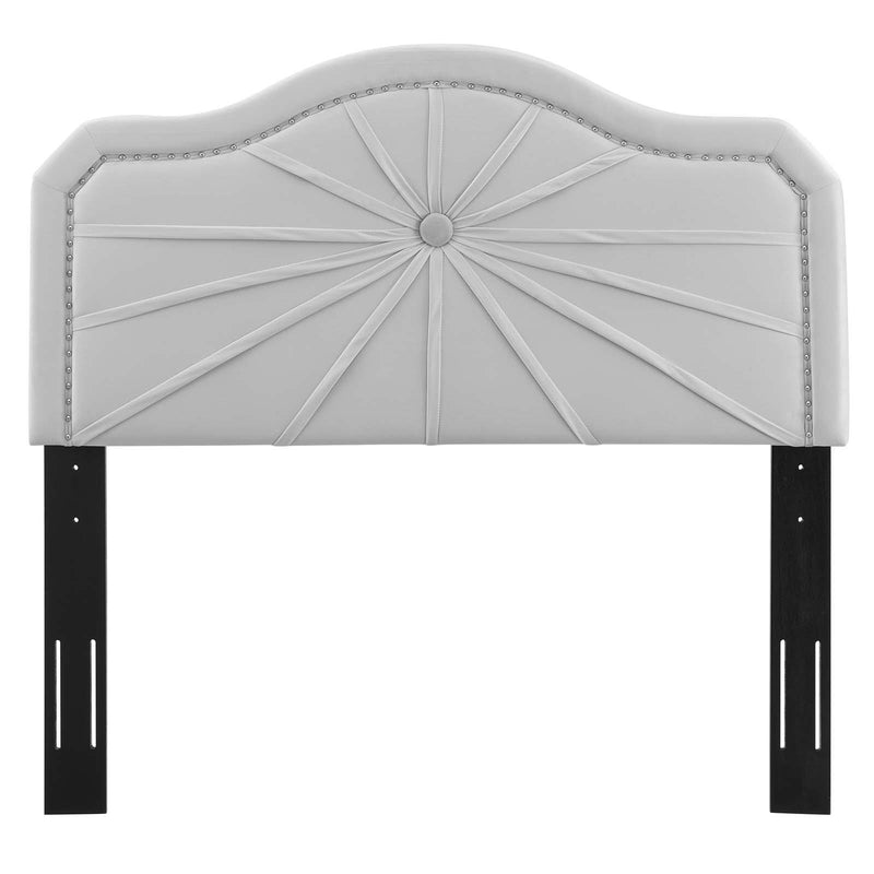 Kristin Pleated Performance Velvet King/California King Headboard