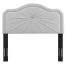 Kristin Pleated Performance Velvet King/California King Headboard