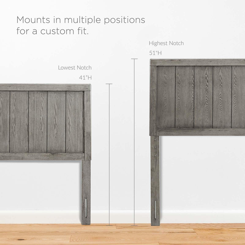 Robbie Twin Wood Headboard