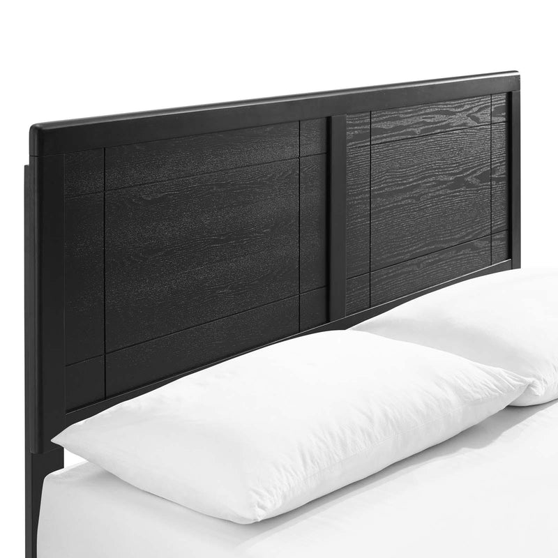 Marlee Queen Wood Platform Bed With Angular Frame