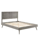 Marlee Queen Wood Platform Bed With Splayed Legs