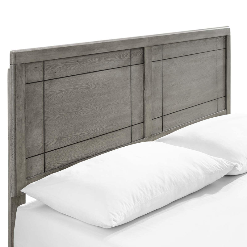 Marlee Full Wood Platform Bed With Splayed Legs