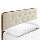 Bridgette Queen Wood Platform Bed With Splayed Legs