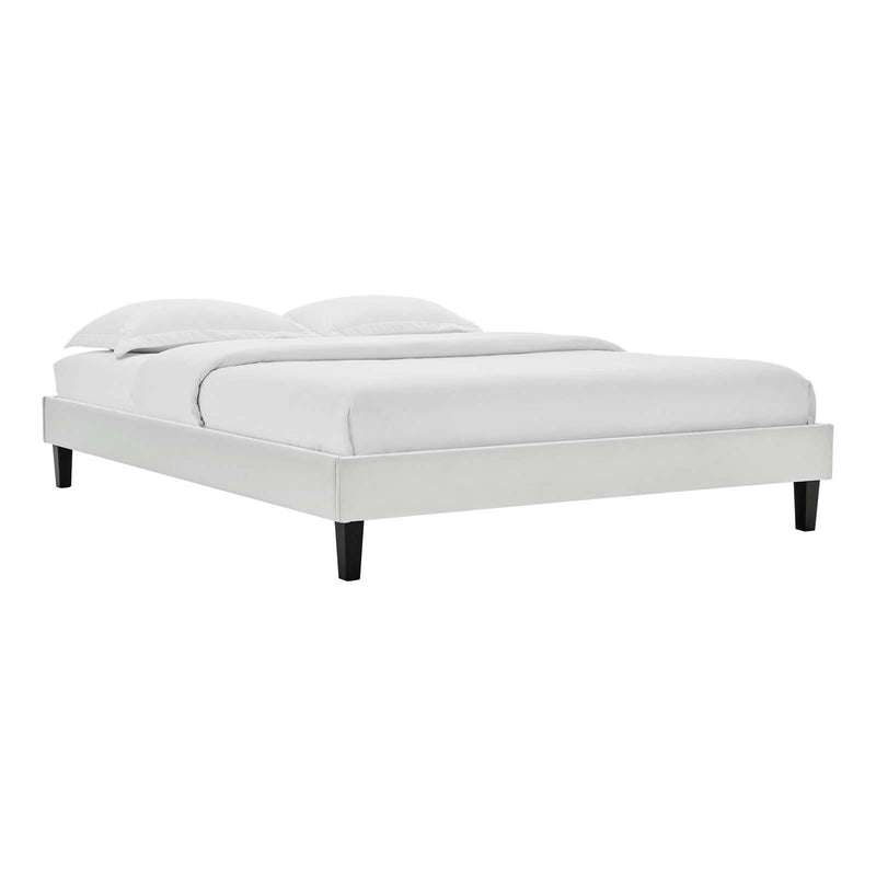 Reign Full Performance Velvet Platform Bed Frame