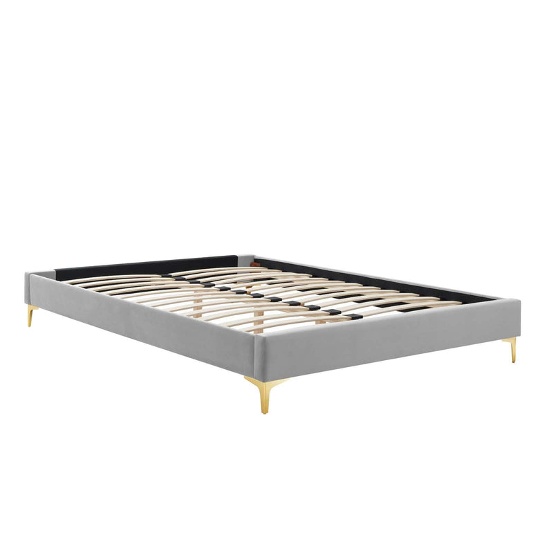 Sutton King Performance Velvet Bed Frame