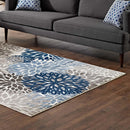 Calithea Vintage Classic Abstract Floral 8x10  Area Rug