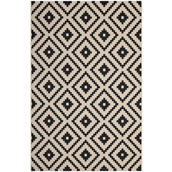 Perplex  Geometric Diamond Trellis 8x10 Indoor and Outdoor Area Rug