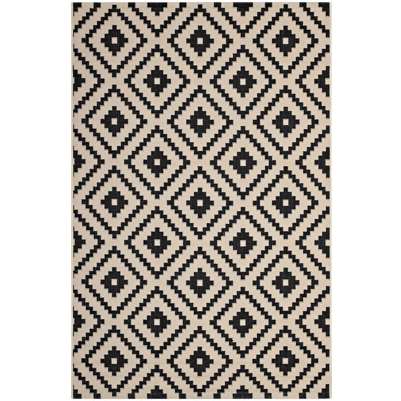 Perplex  Geometric Diamond Trellis 8x10 Indoor and Outdoor Area Rug image