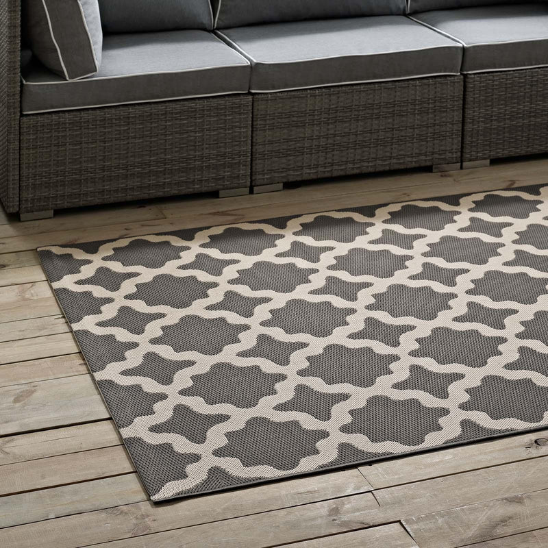 Cerelia Moroccan Trellis 8x10 Indoor and Outdoor Area Rug