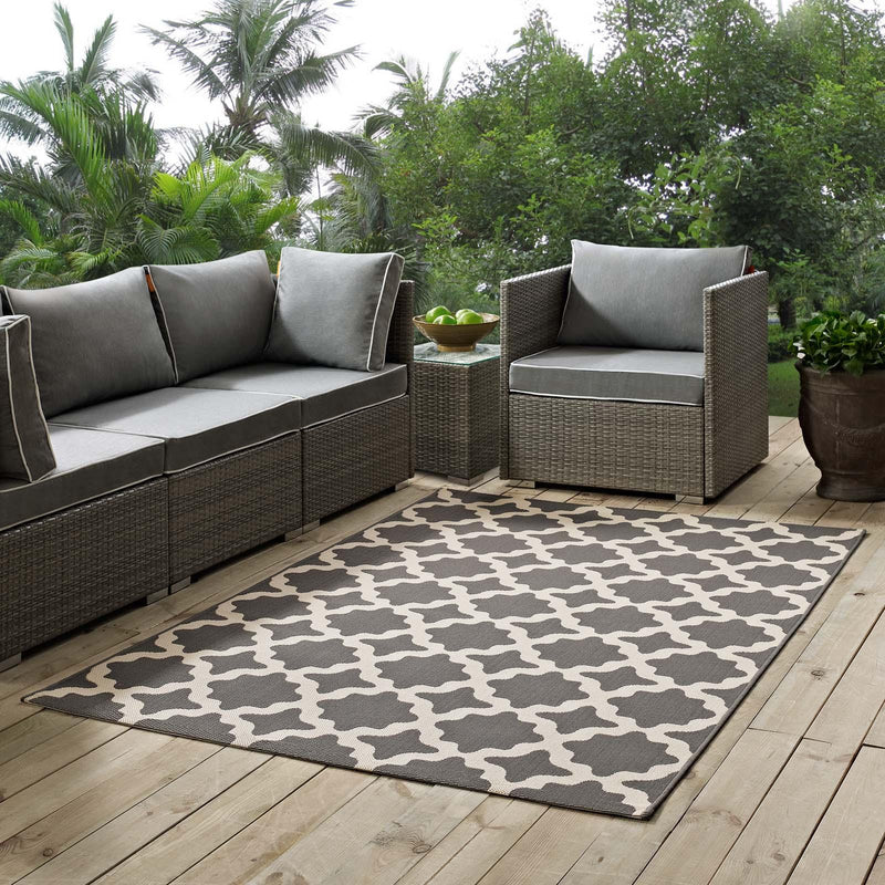 Cerelia Moroccan Trellis 8x10 Indoor and Outdoor Area Rug