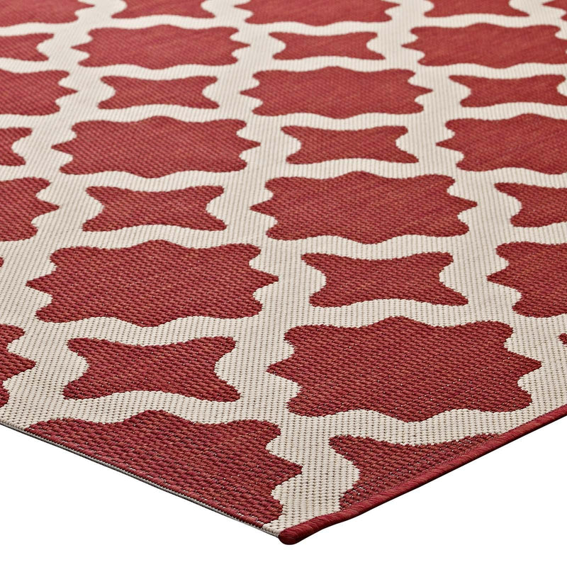 Cerelia Moroccan Trellis 8x10 Indoor and Outdoor Area Rug