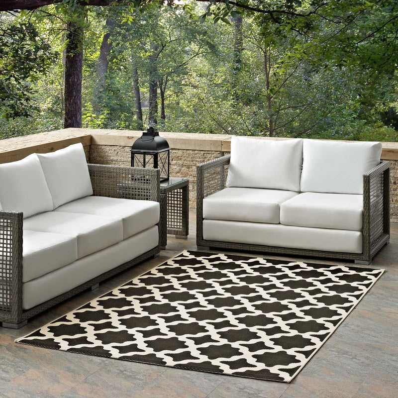 Cerelia Moroccan Trellis 8x10 Indoor and Outdoor Area Rug