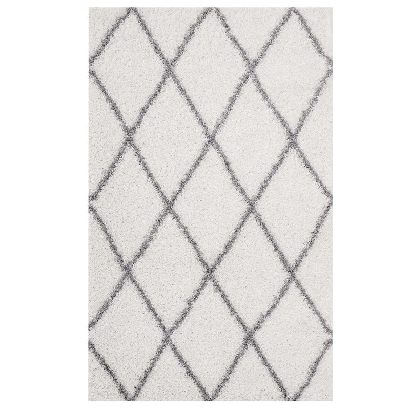 Toryn Diamond Lattice 8x10 Shag Area Rug image