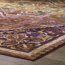 Success Kaede Transitional Distressed Vintage Floral Persian Medallion 8x10 Area Rug