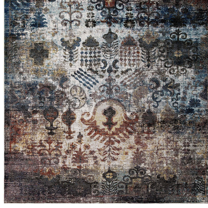 Success Tahira Transitional Distressed Vintage Floral Moroccan Trellis 5x8 Area Rug