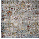 Success Manuka Distressed Vintage Floral Lattice 4x6 Area Rug