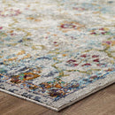 Success Manuka Distressed Vintage Floral Lattice 8x10 Area Rug