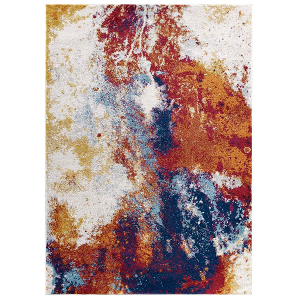 Entourage Adeline Contemporary Modern Abstract 5x8 Area Rug image