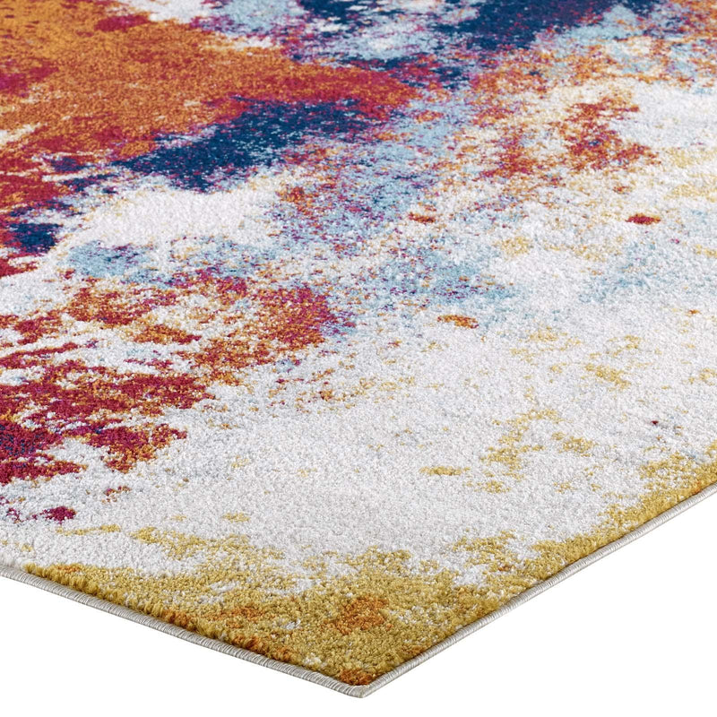 Entourage Adeline Contemporary Modern Abstract 8x10 Area Rug