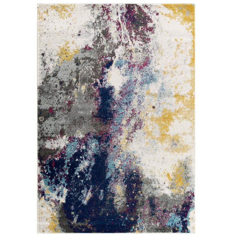 Entourage Adeline Contemporary Modern Abstract 8x10 Area Rug