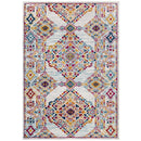 Entourage Khalida Distressed Vintage Floral Lattice 5x8 Area Rug