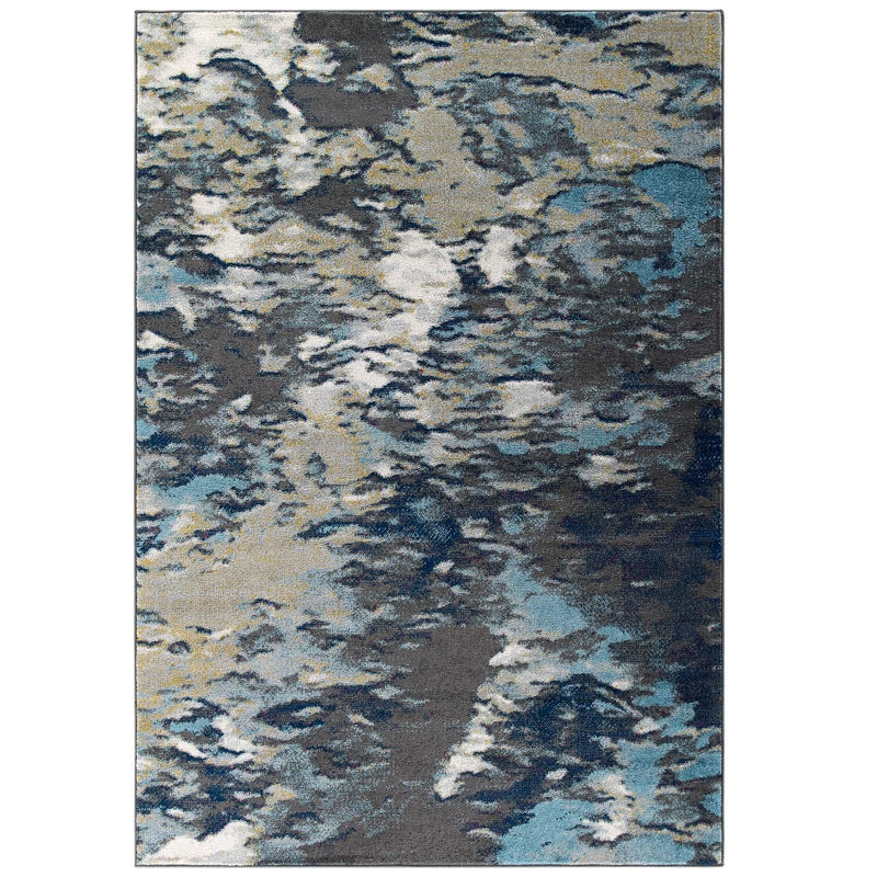 Entourage Foliage Contemporary Modern Abstract 8x10 Area Rug