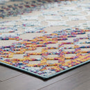 Reflect Giada Abstract Diamond Moroccan Trellis 5x8 Indoor/Outdoor Area Rug