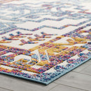 Reflect Nyssa Distressed Geometric Southwestern Aztec 5x8 Indoor/Outdoor Area Rug