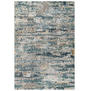 Tribute Eisley Rustic Distressed Transitional Diamond Lattice 8x10 Area Rug
