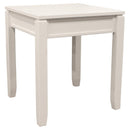 Parker House Boca 20 in. Corner Table in White