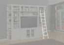 Parker House Boca Library Ladder in Cottage White